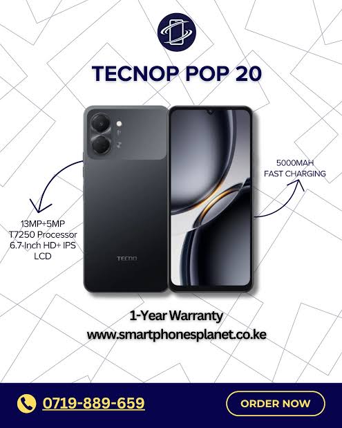 Tecno pop 20 60+4