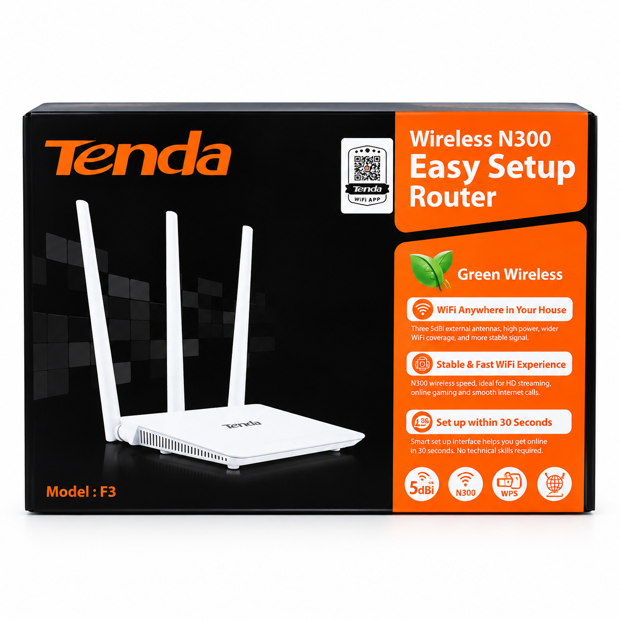 Tenda F3 Router — view 2
