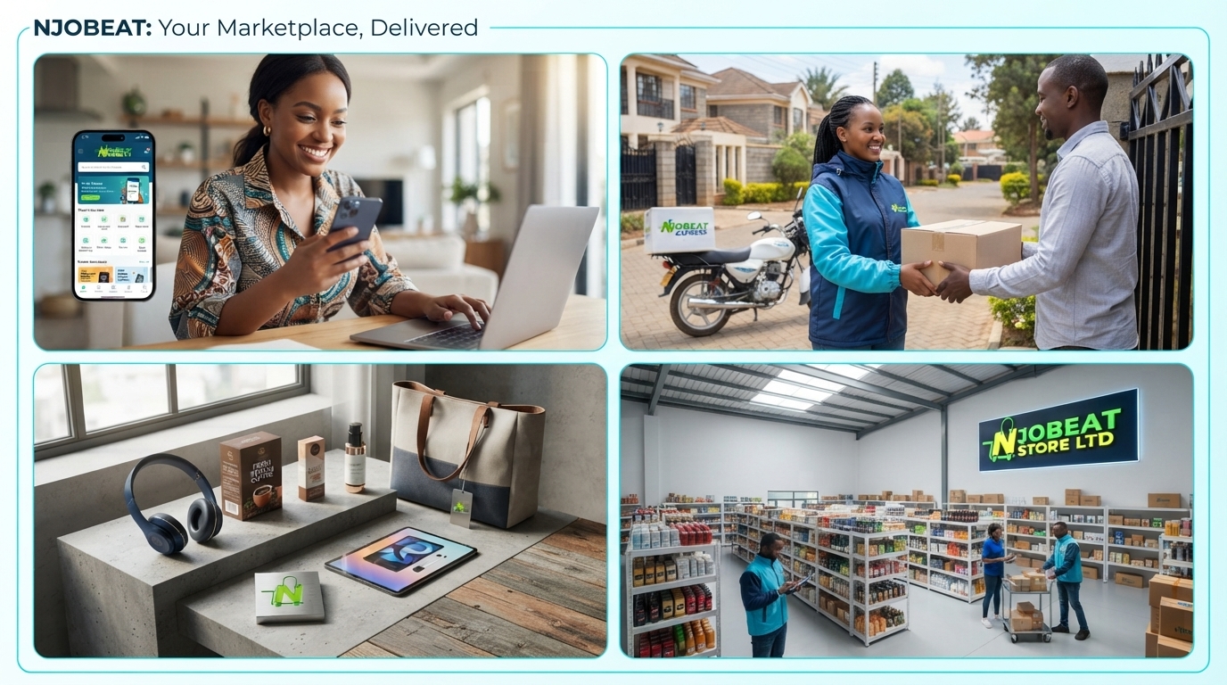 Njobeat: your marketplace, delivered — riders reaching every estate